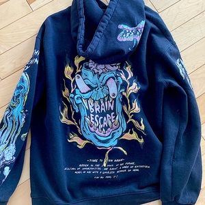 Zara brain escape large hoodie